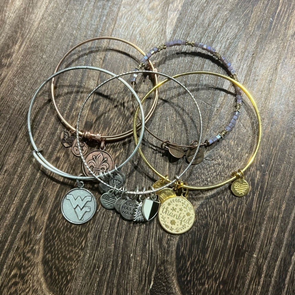 Alex & Ani Bracelets Set Of 5 B46